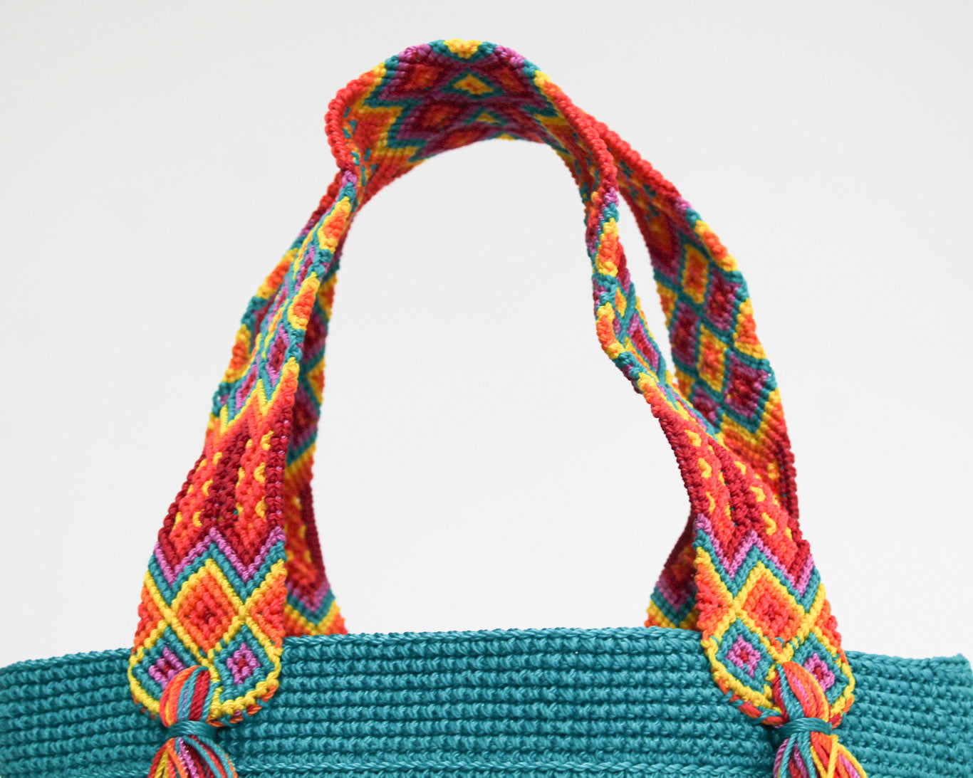 Bolso de mano Turquesa Colores