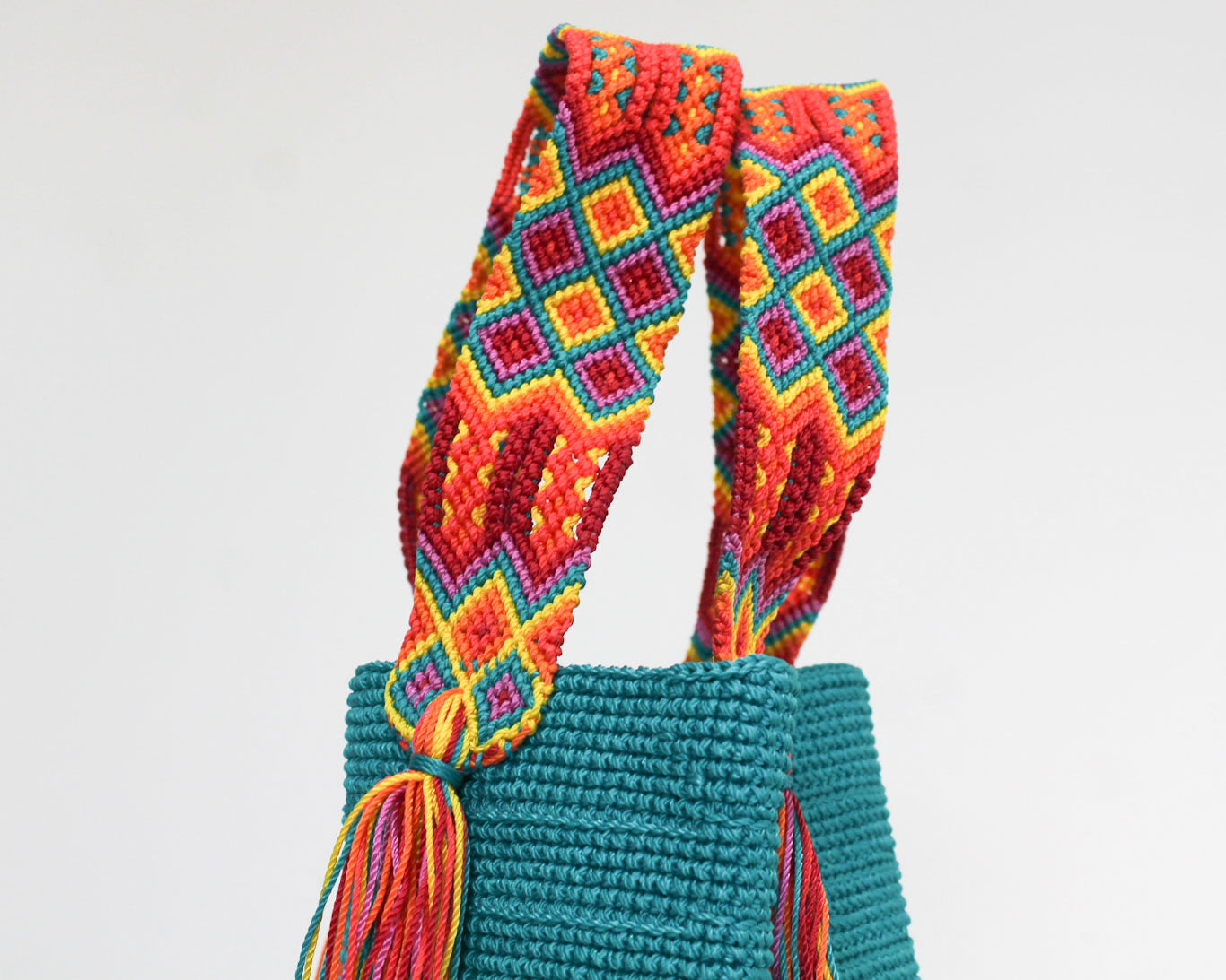 Bolso de mano Turquesa Colores