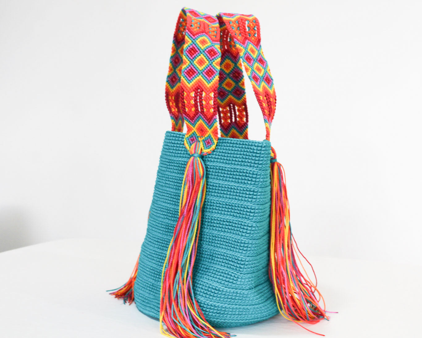 Bolso de mano Turquesa Colores