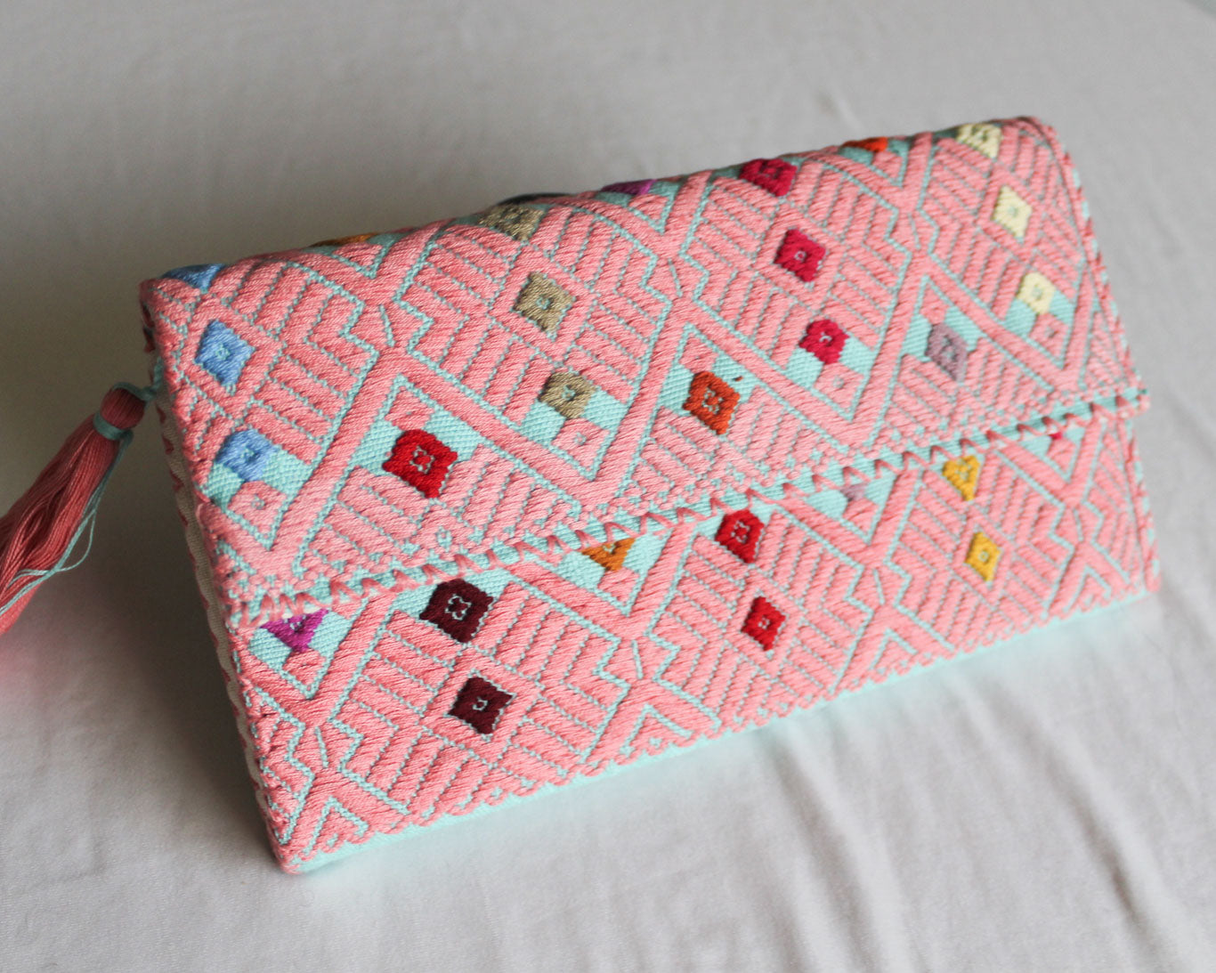 Cartera Grande Estrellas R Rosa Azul