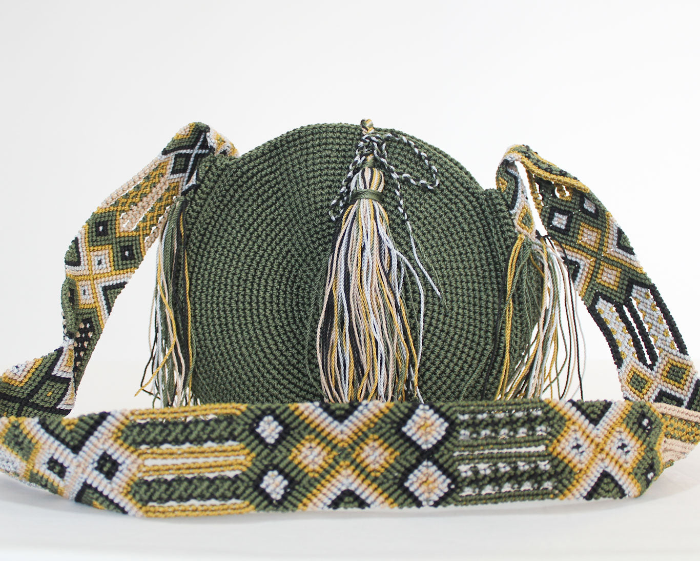 Bolso Redondo Verde Colores
