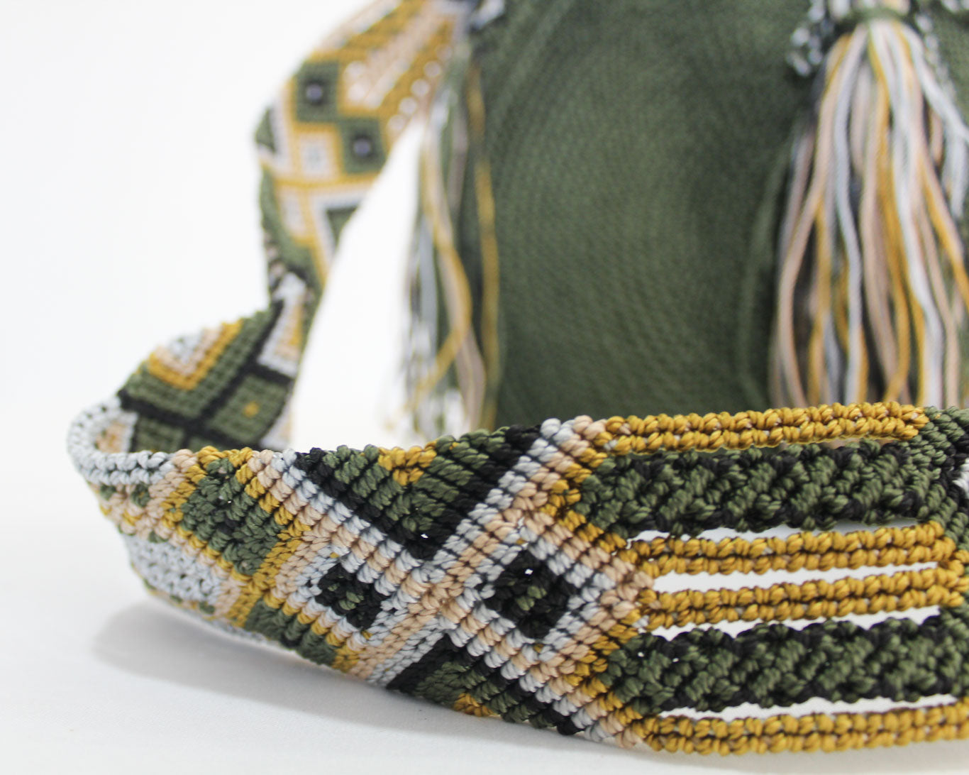 Bolso Redondo Verde Colores