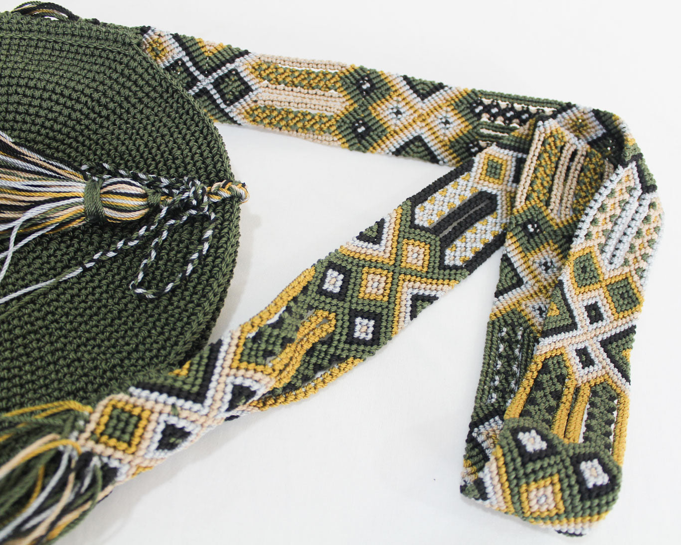 Bolso Redondo Verde Colores