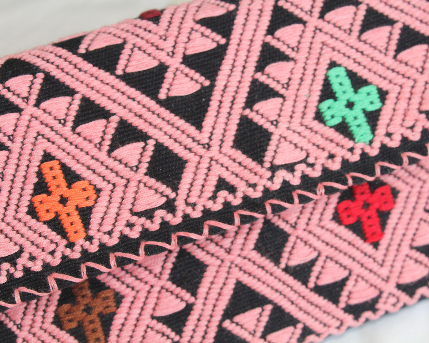 Cartera Grande Estrellas Diamante Rosa