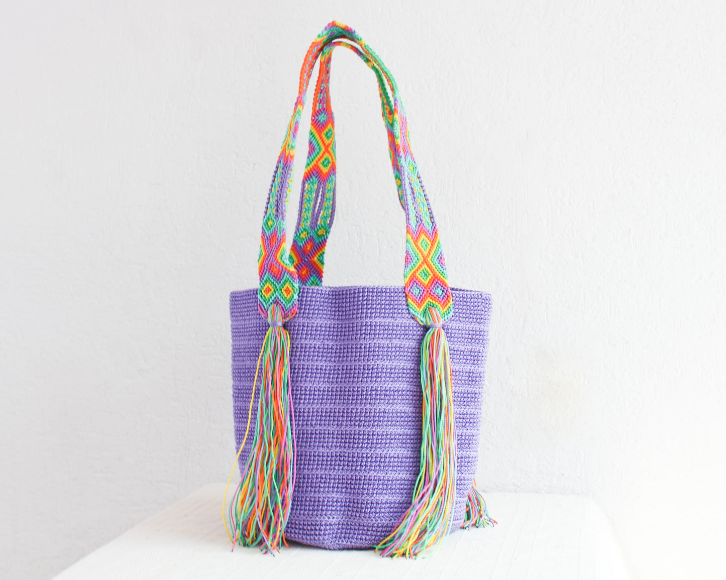 Bolso de mano Lila Colores