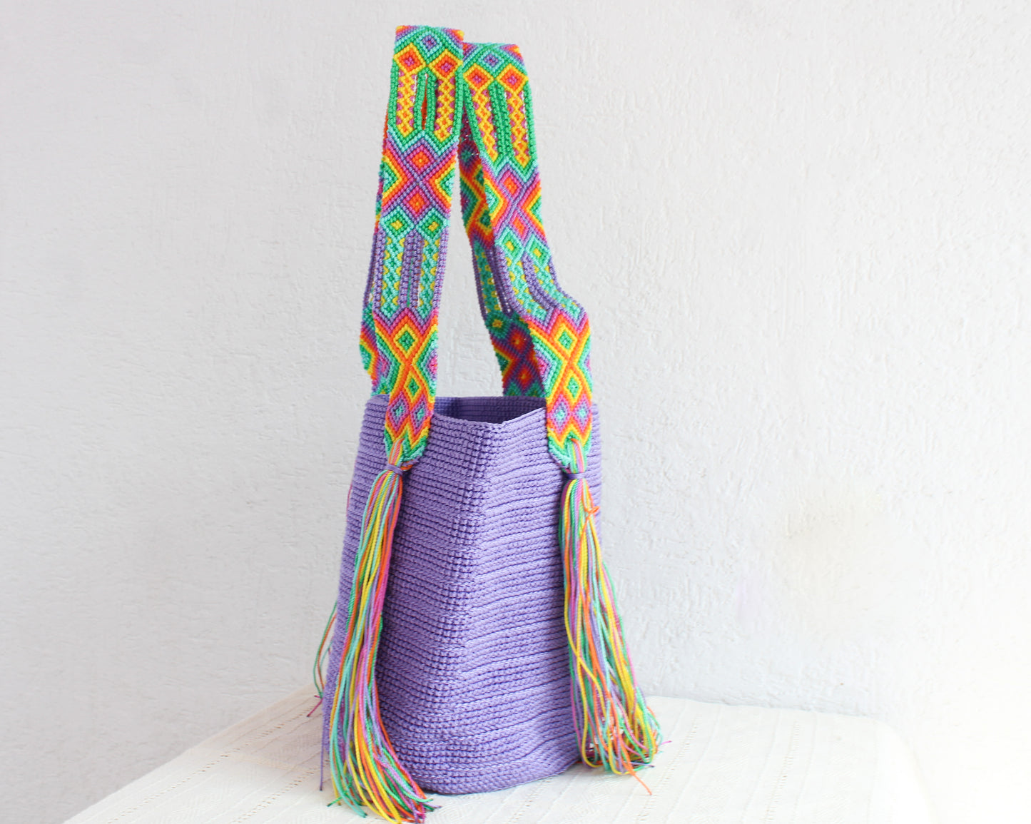 Bolso de mano Lila Colores