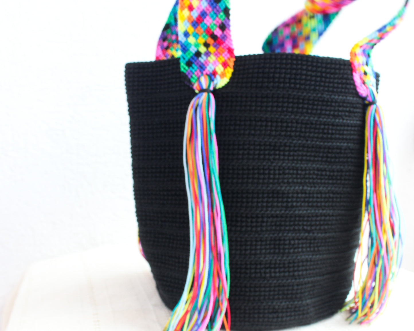 Bolso de mano Negro Colores
