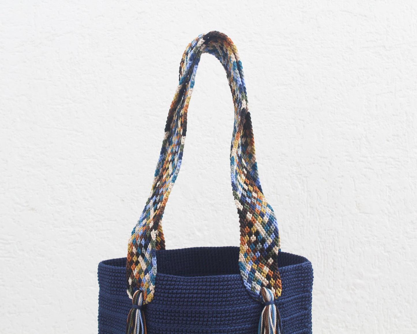Bolso de mano Azul Marino Colores Puntitos