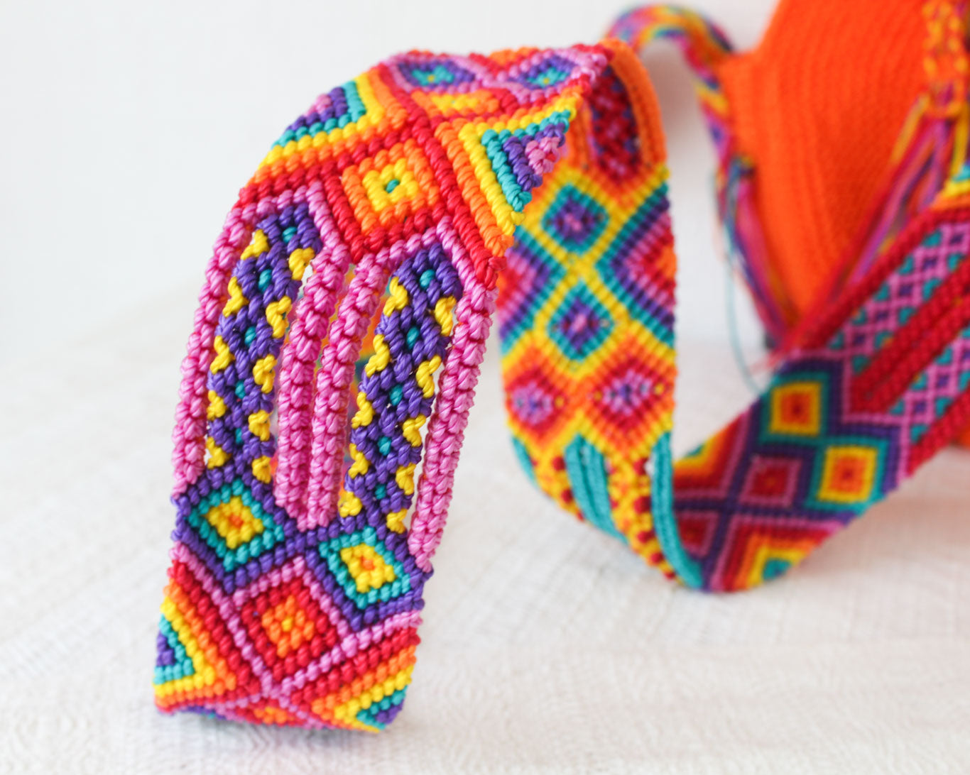 Bolso Redondo Naranja Colores