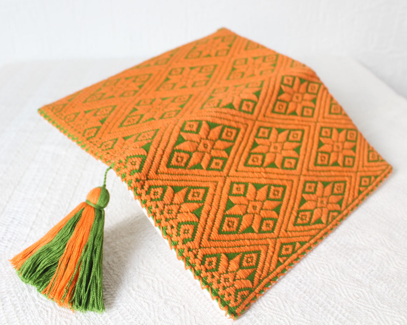 Billetera Flores Amarillo Verde