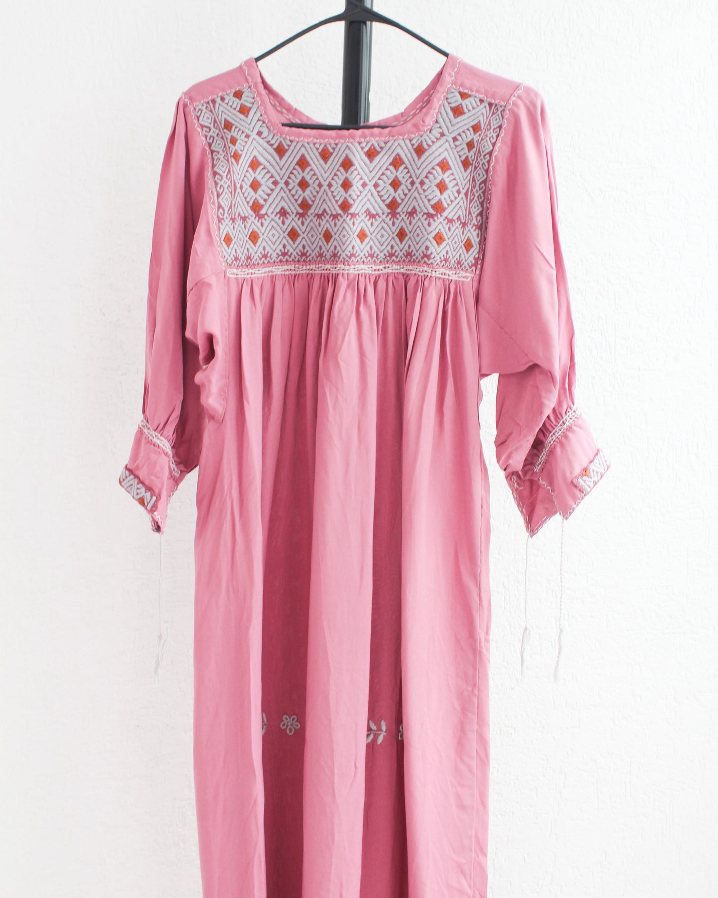 Vestido Elena Palo de Rosa Manga 3/4 CH - M -L