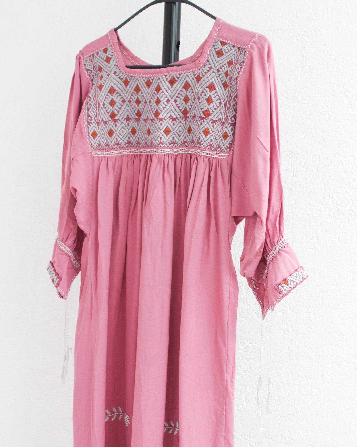 Vestido Elena Palo de Rosa Manga 3/4 CH - M -L