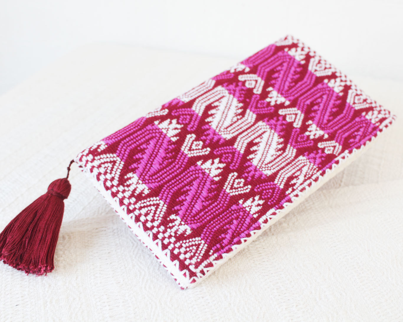 Billetera Quetzalcóatl Rosa Blanco Vino