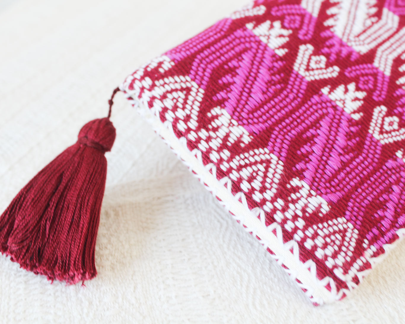 Billetera Quetzalcóatl Rosa Blanco Vino