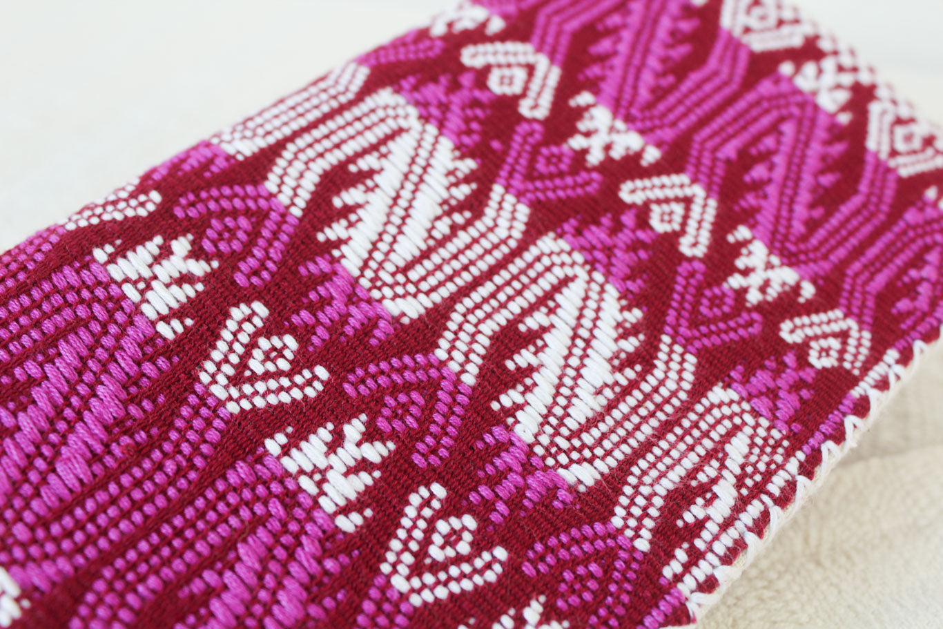 Billetera Quetzalcóatl Rosa Blanco Vino