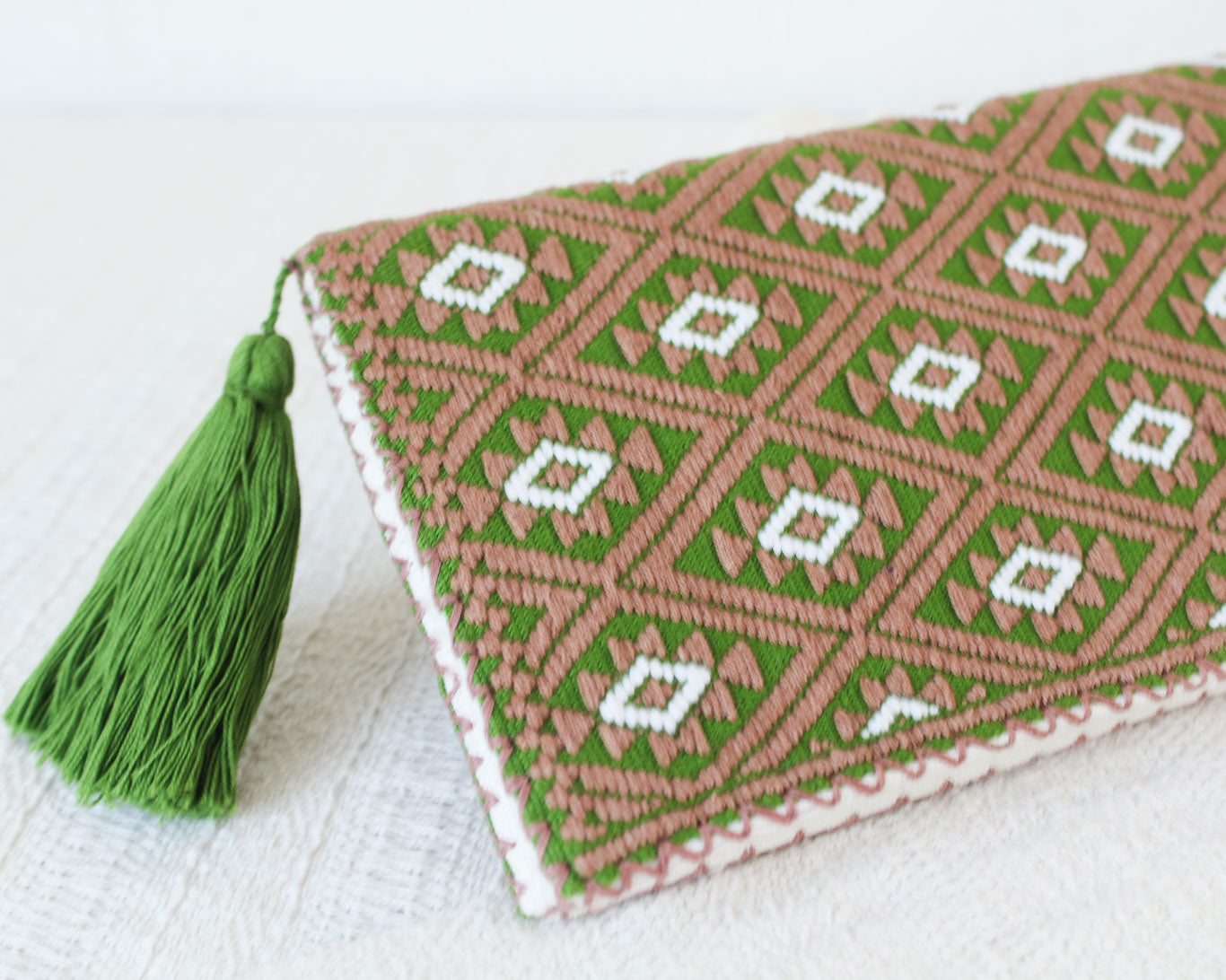 Billetera Estrellitas Verde Café