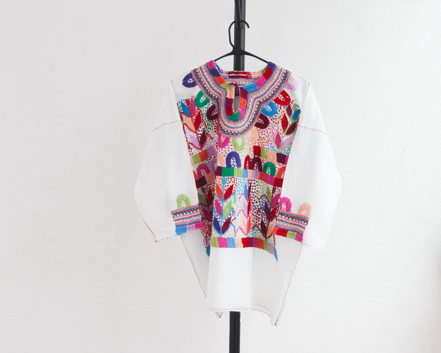 Blusa Milpa L - XL Azul Salmon Lila