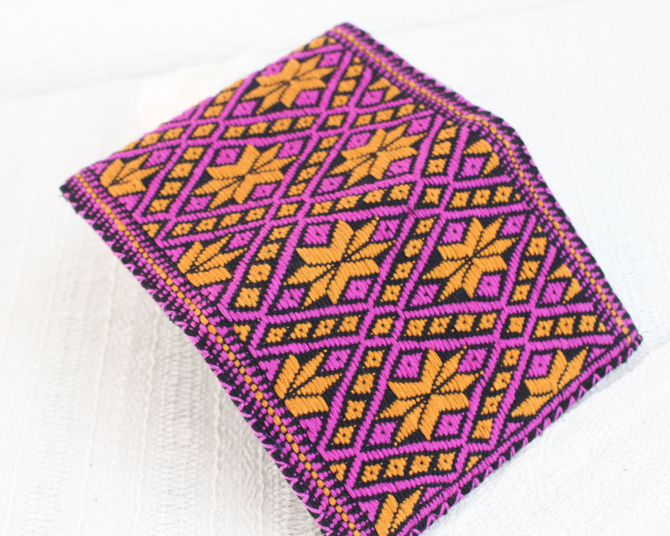 Porta Pasaporte Estrellas Amarillo Morado