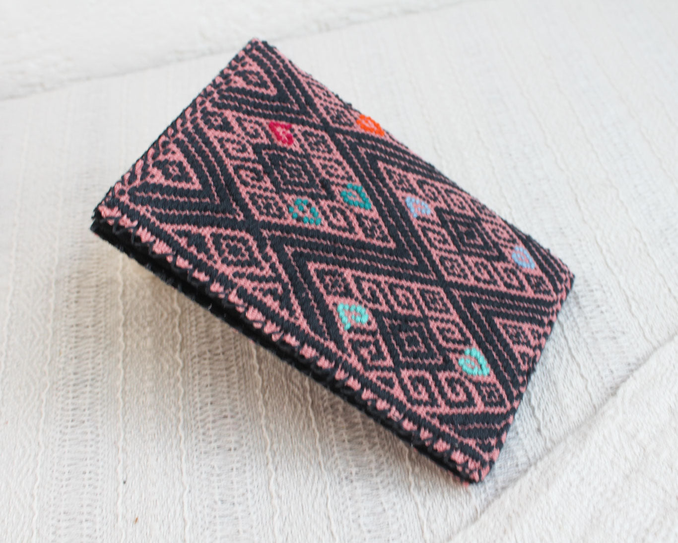 Porta Pasaporte Pejel Gris Rosa