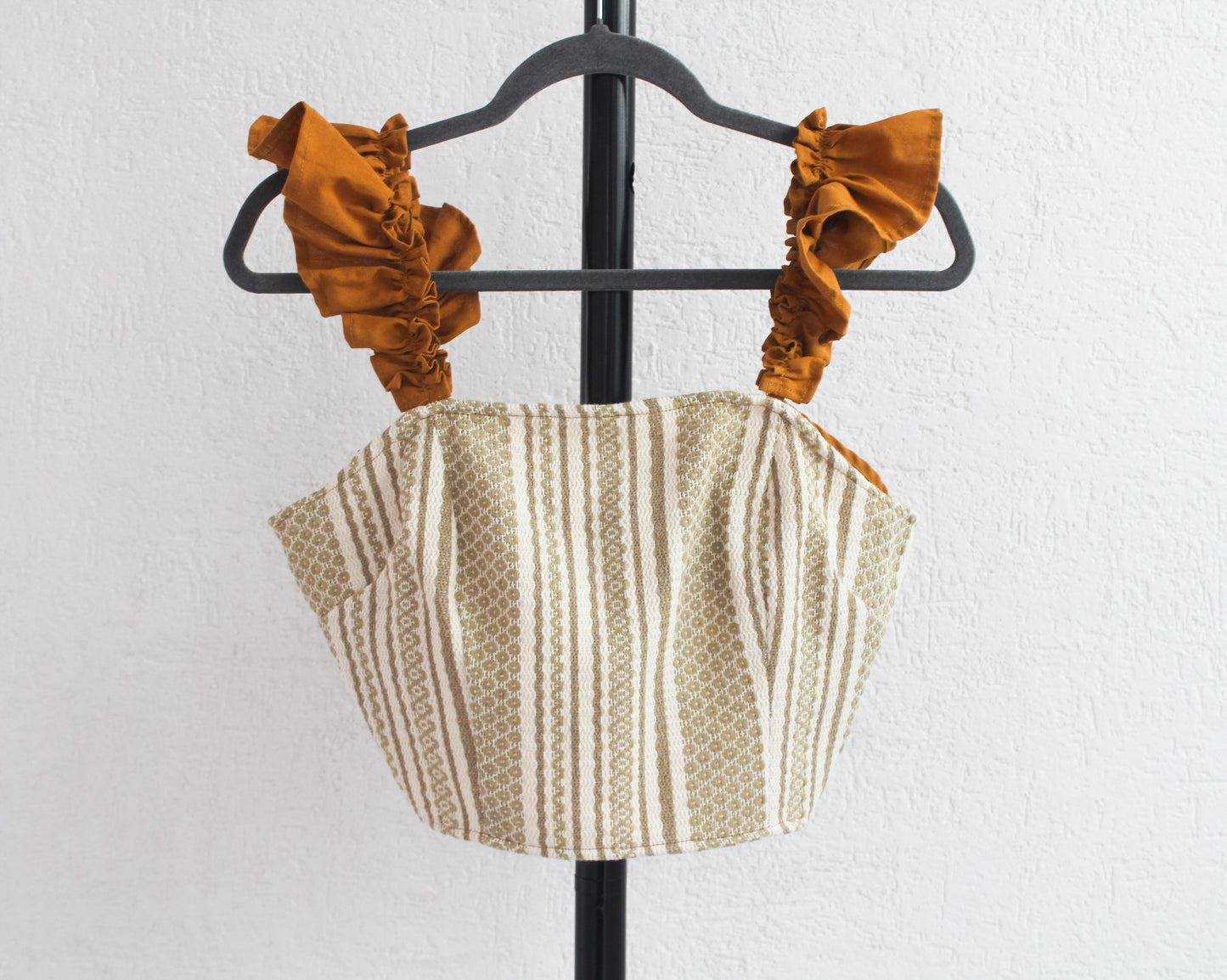Crop Top Isabel Mostaza Natural