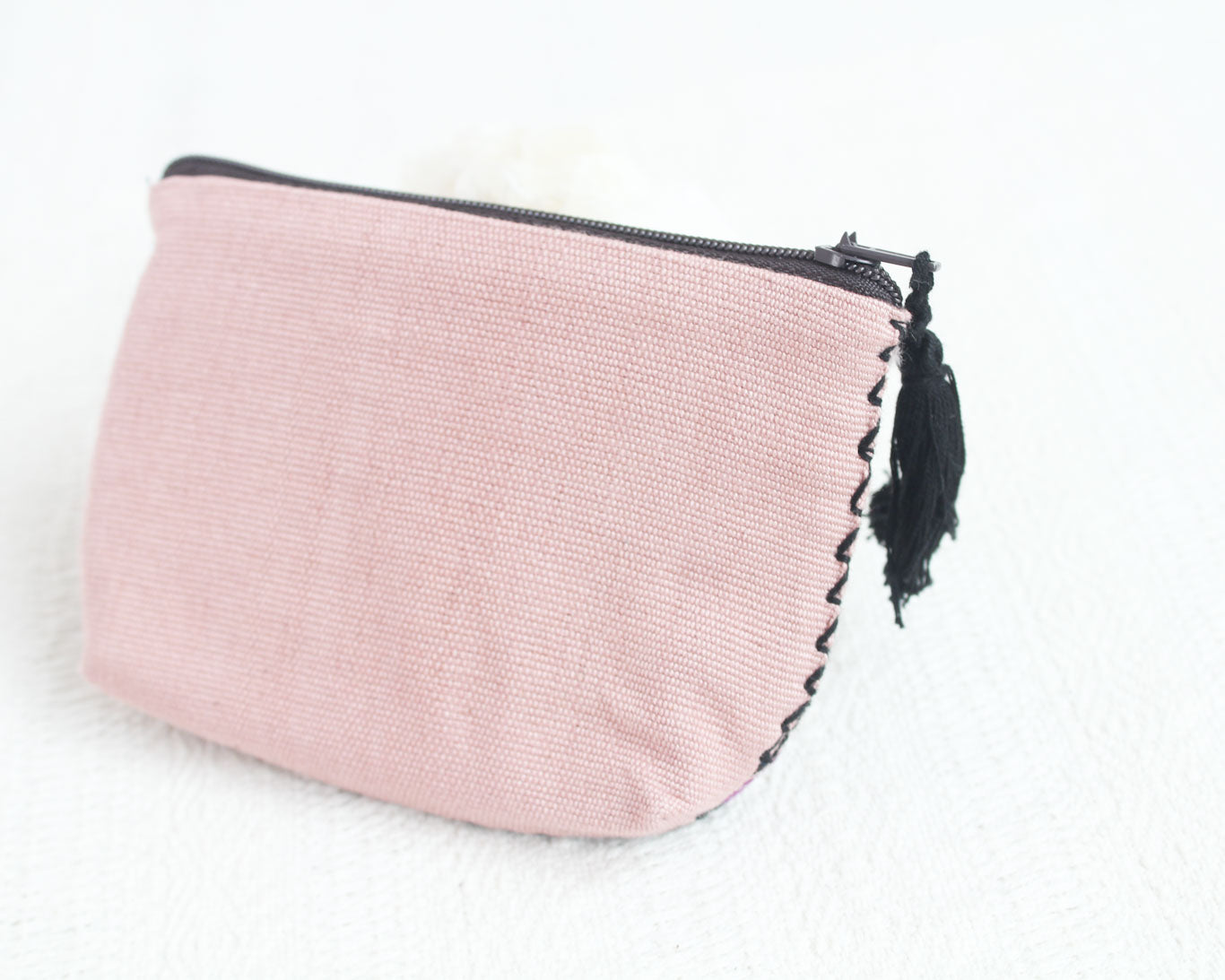 Monedero Estrellas Negro Colores Rosa
