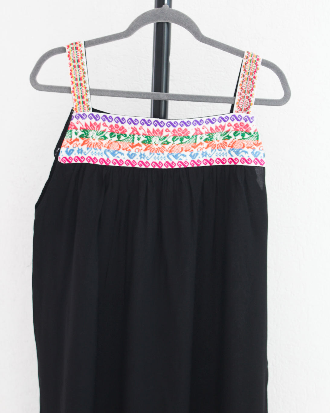 Vestido Primavera Negro Burritos Colores