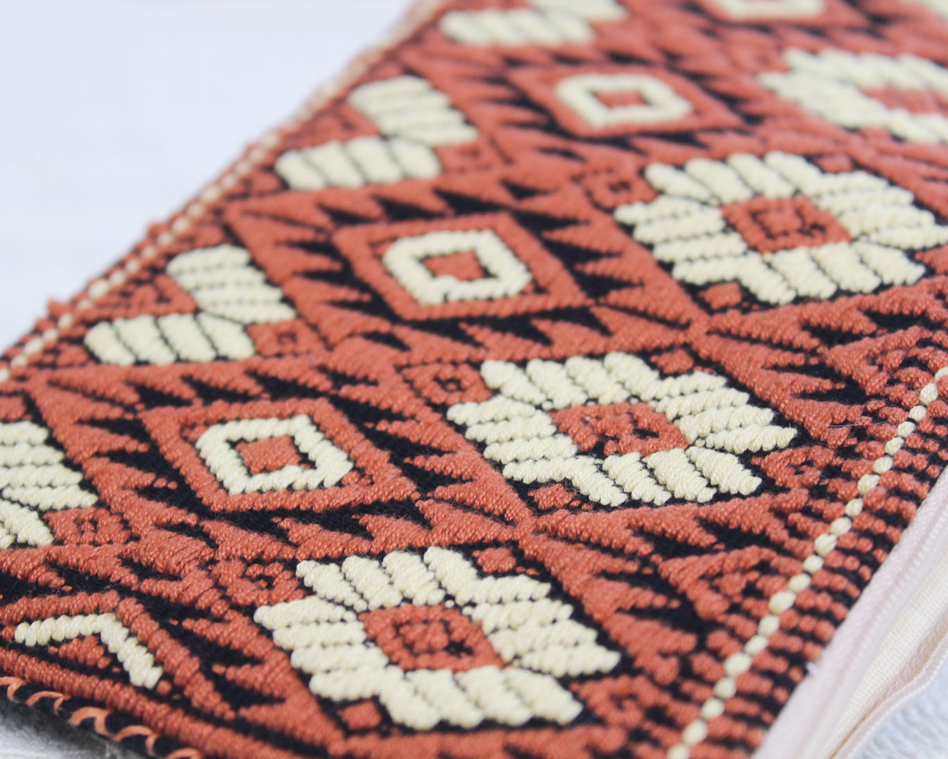 Neceser Flores Marrón y Beige