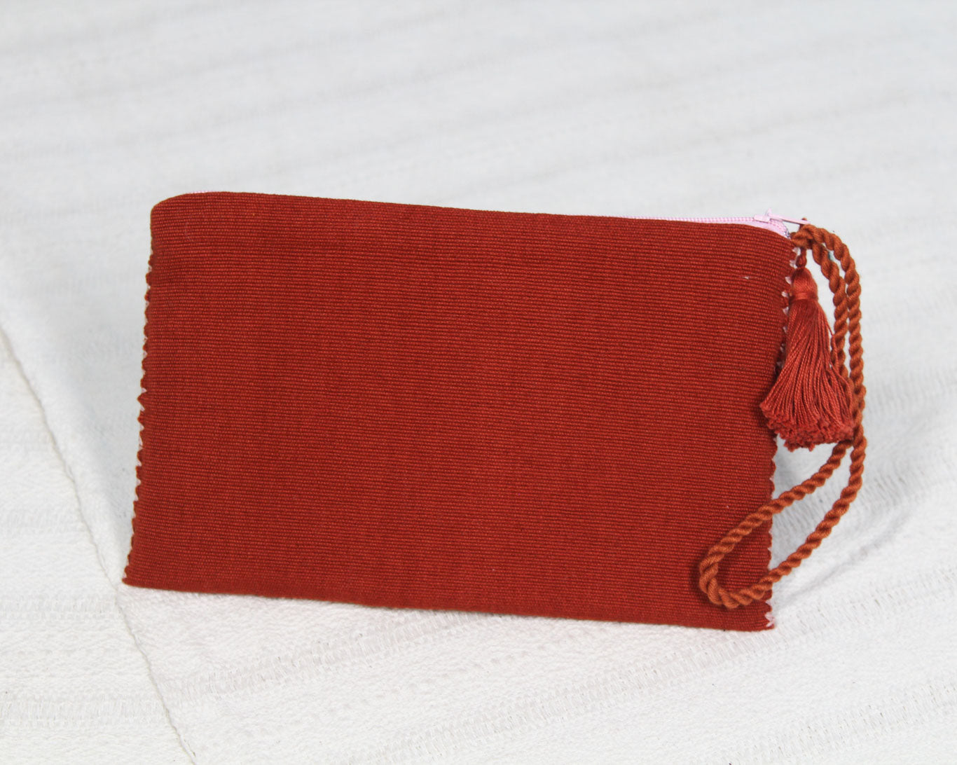 Neceser Flores Coral Marrón