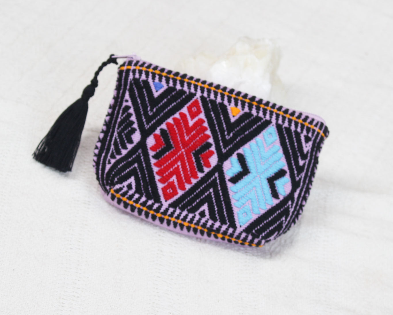 Monedero Flores Colores Lila