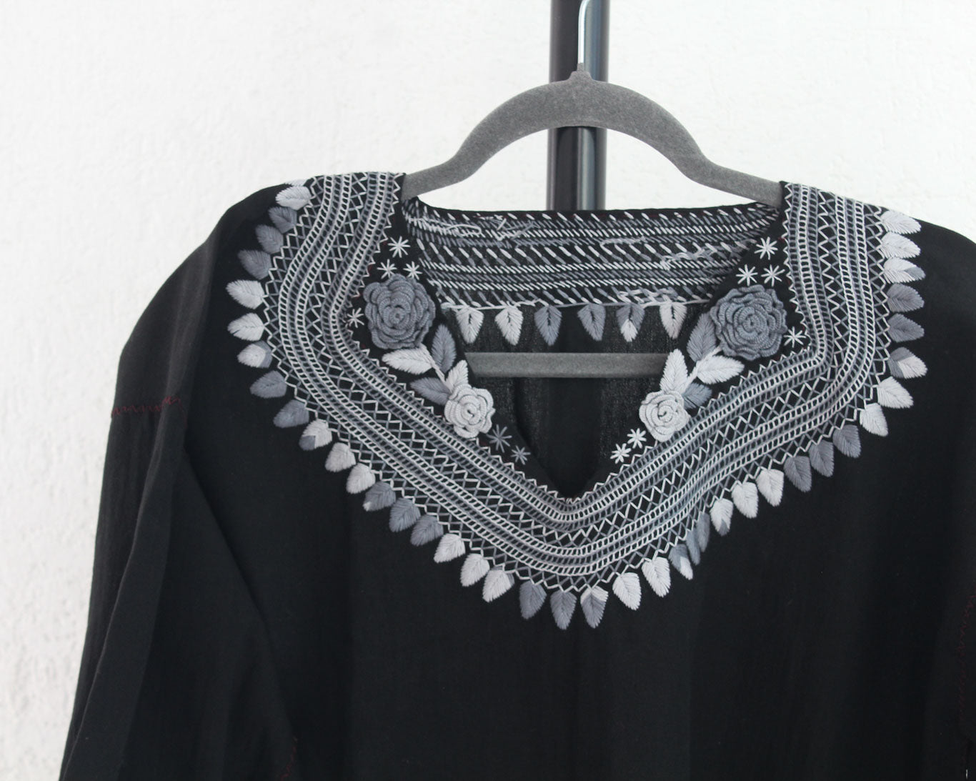 Blusa Imelda Negro Gris M - L