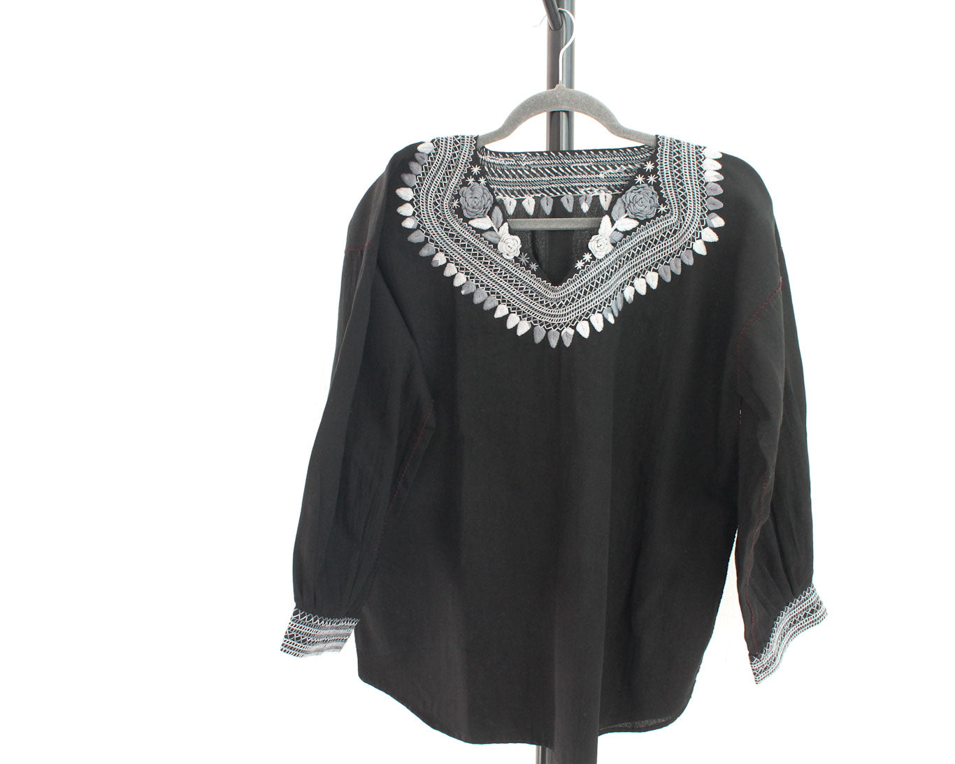 Blusa Imelda Negro Gris M - L