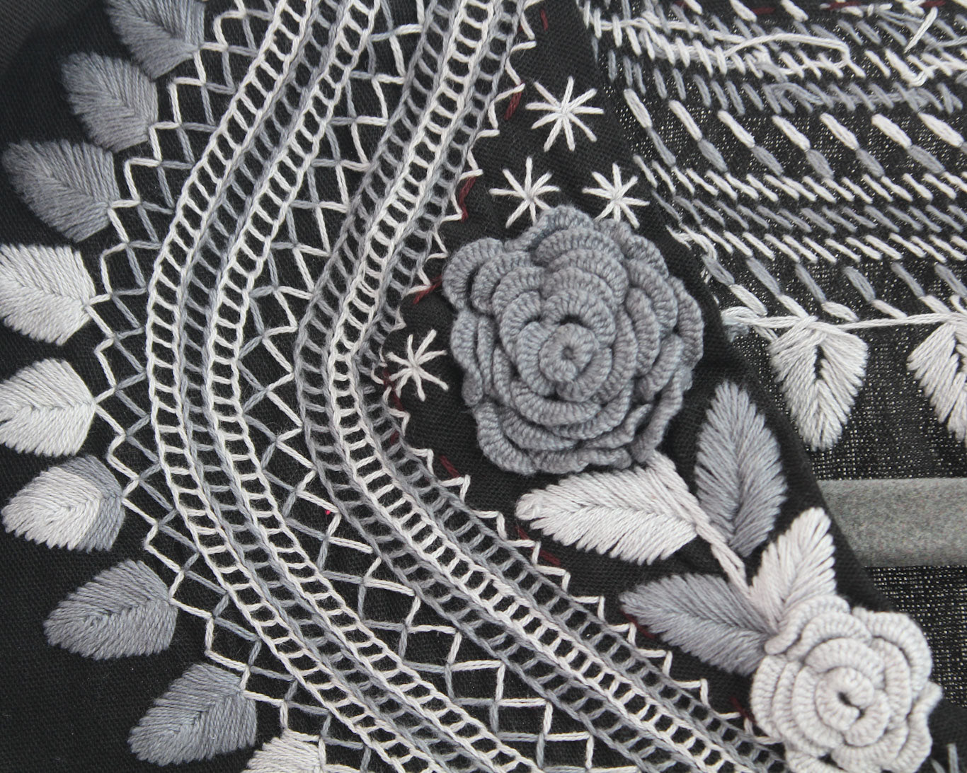 Blusa Imelda Negro Gris M - L