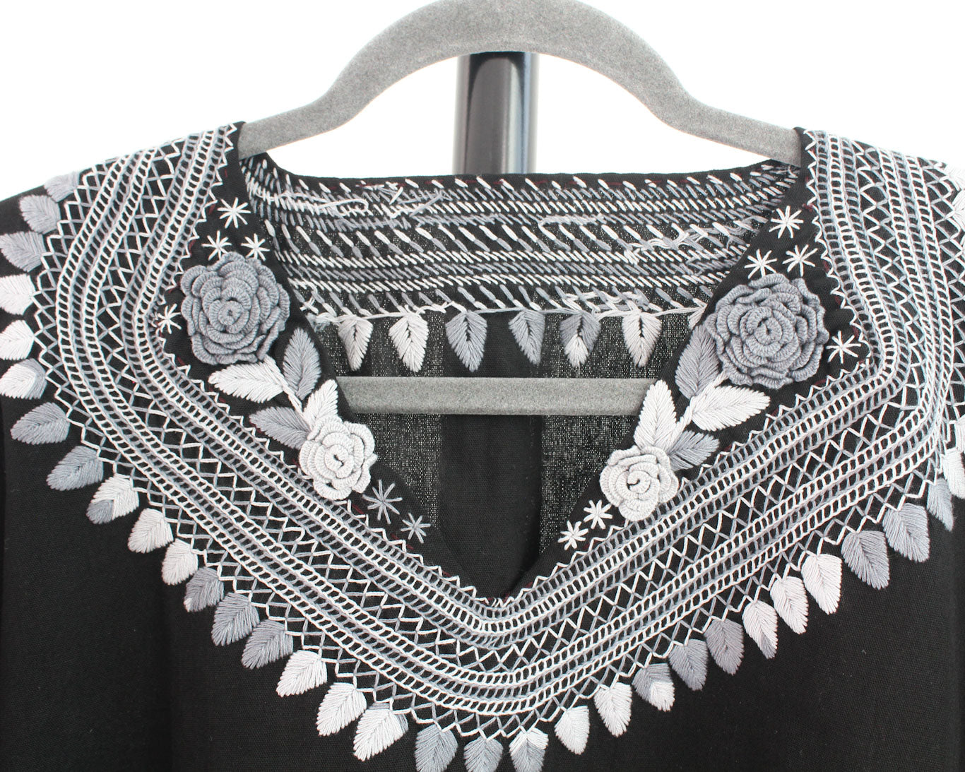 Blusa Imelda Negro Gris M - L