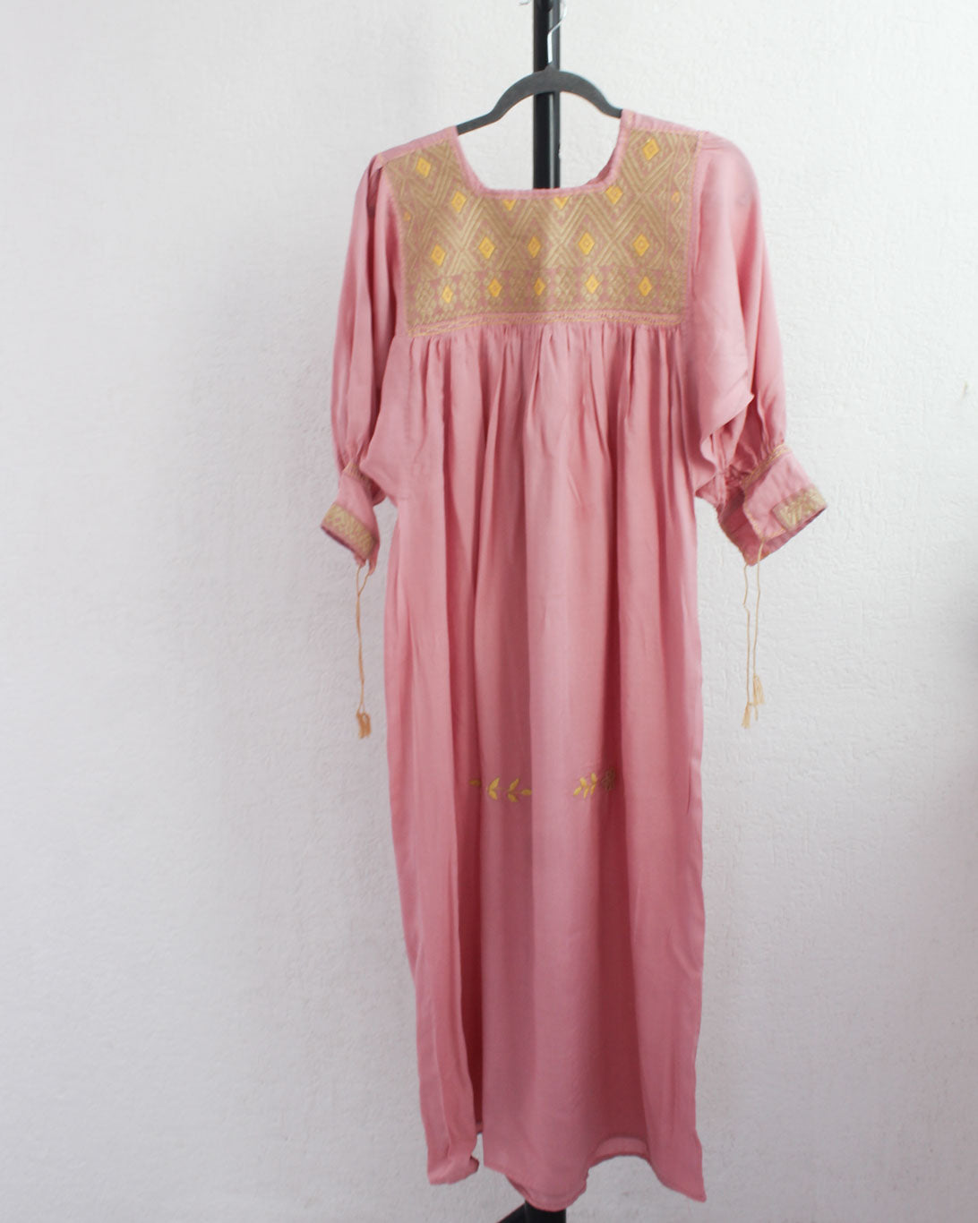 Vestido Elena Rosa Manga 3/4 M-L