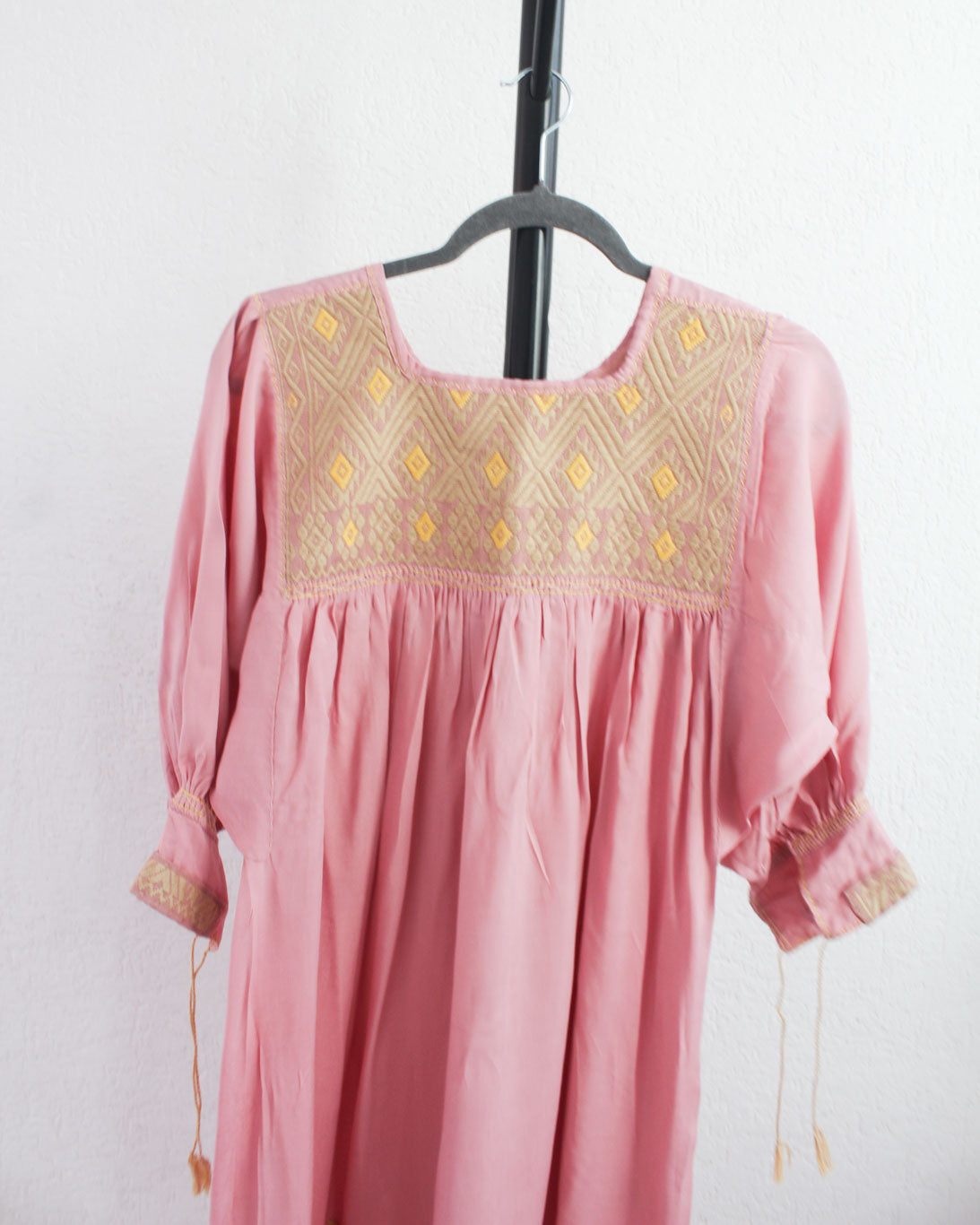 Vestido Elena Rosa Manga 3/4 M-L