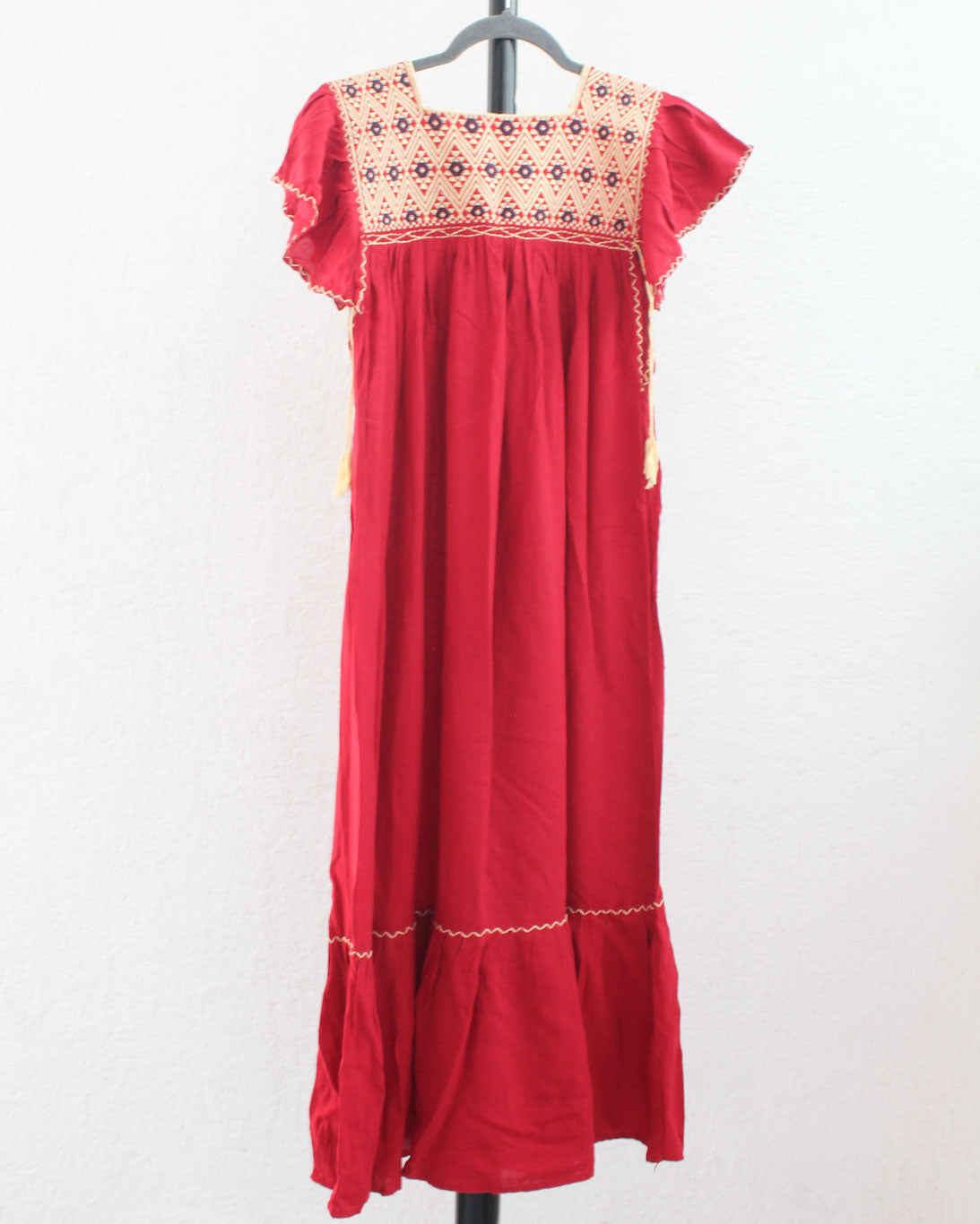 Vestido Cristina Estrellas Rojo Azul