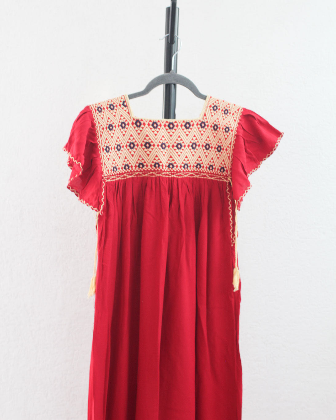 Vestido Cristina Estrellas Rojo Azul