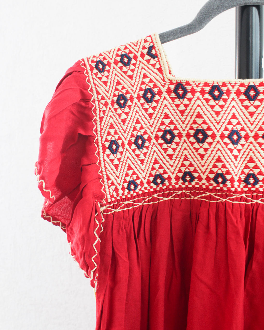Vestido Cristina Estrellas Rojo Azul