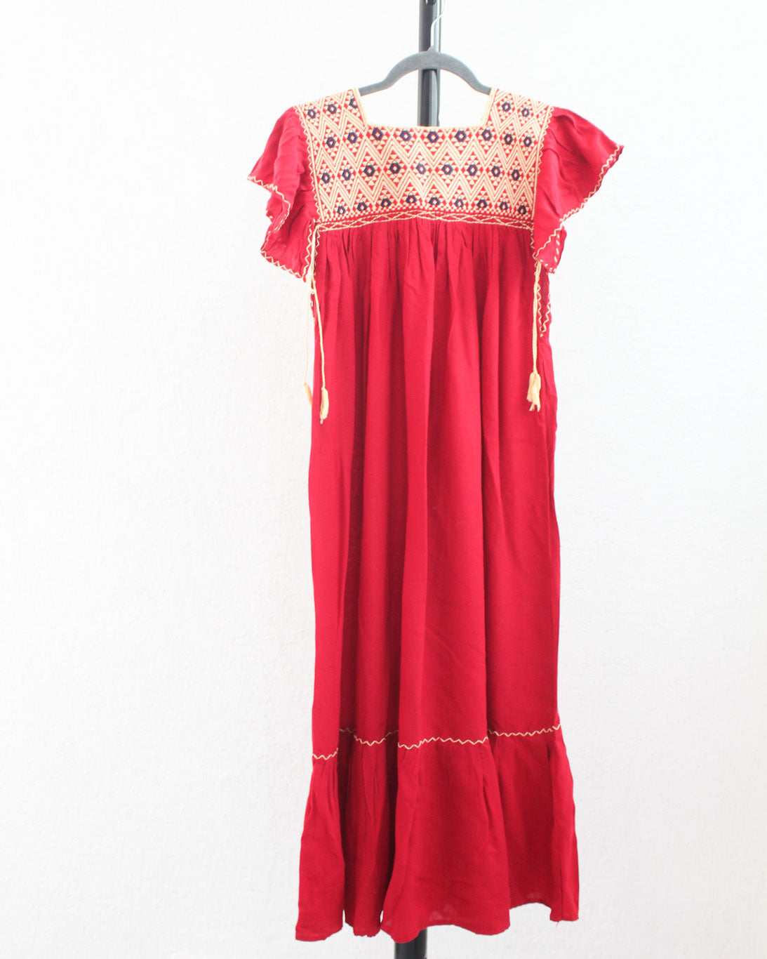 Vestido Cristina Estrellas Rojo Azul