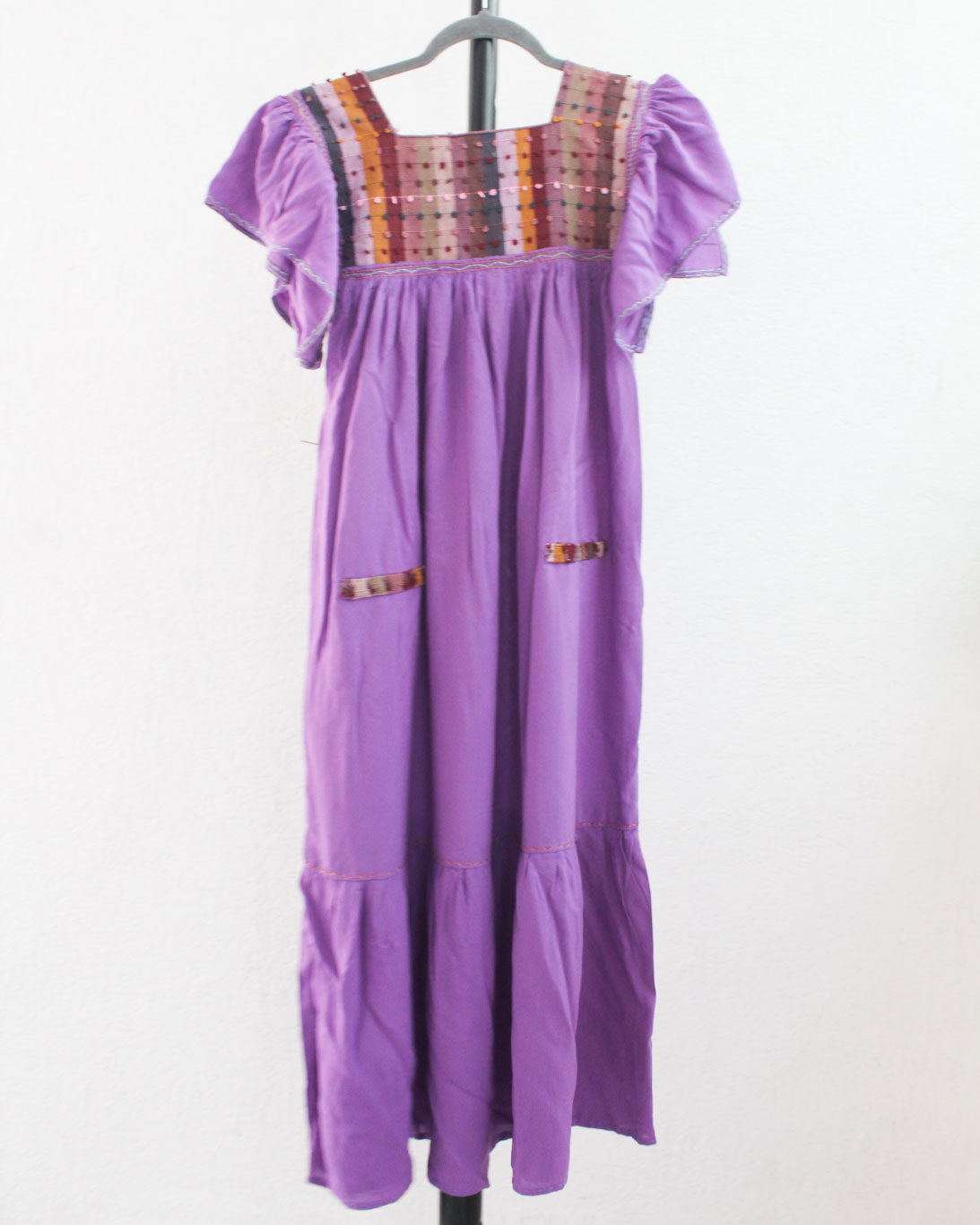 Vestido Nuditos Lila Rosa Café