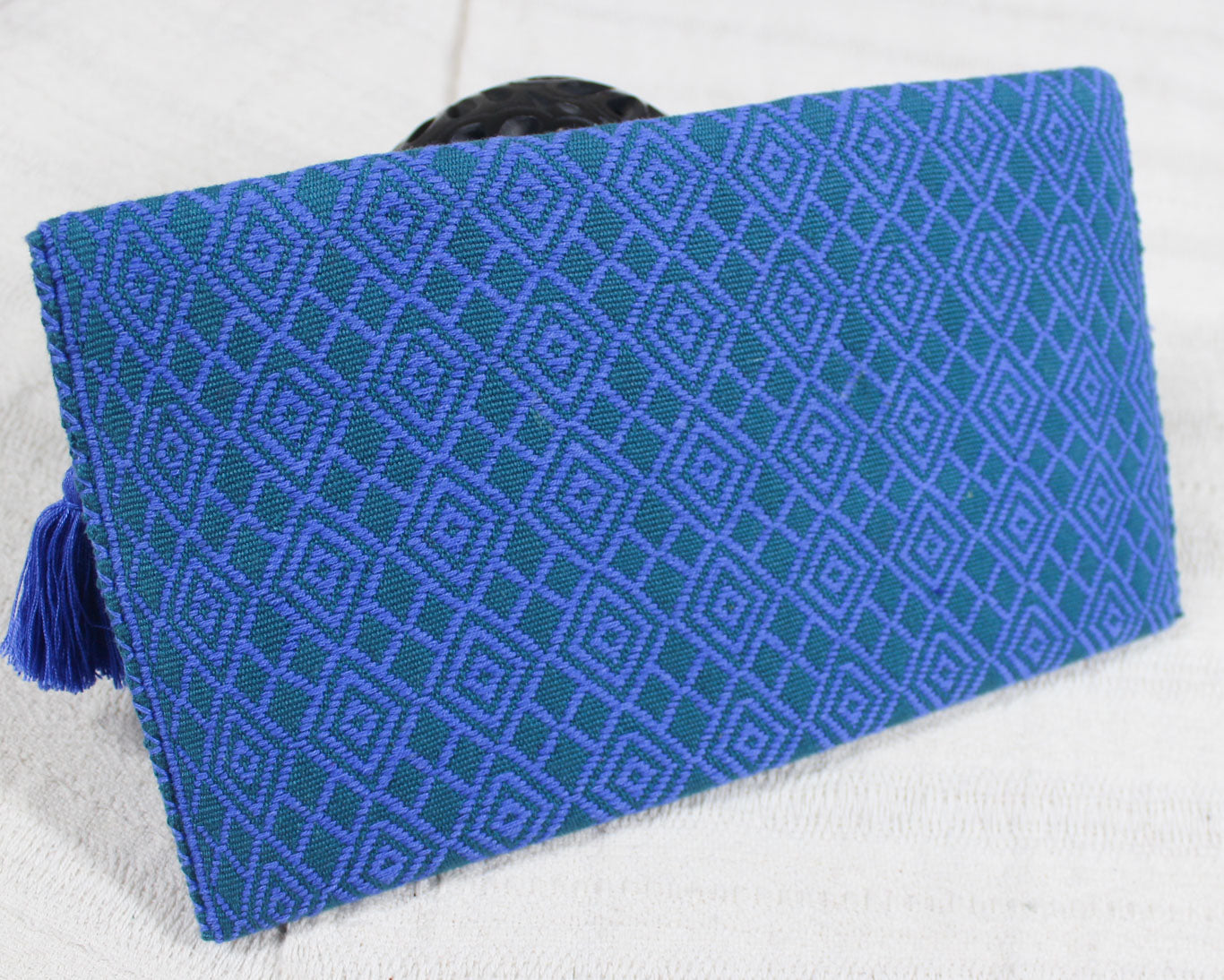 Clutch Artesanal "BATS’I LUCH" Azul