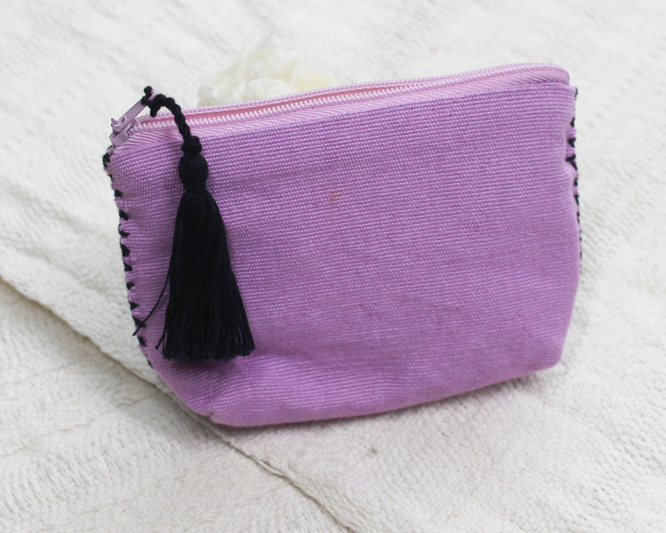 Monedero Flores Colores Lila