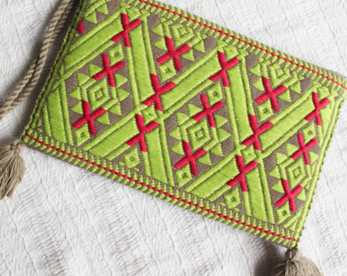 Neceser Estrellas Diamante Verde Limón