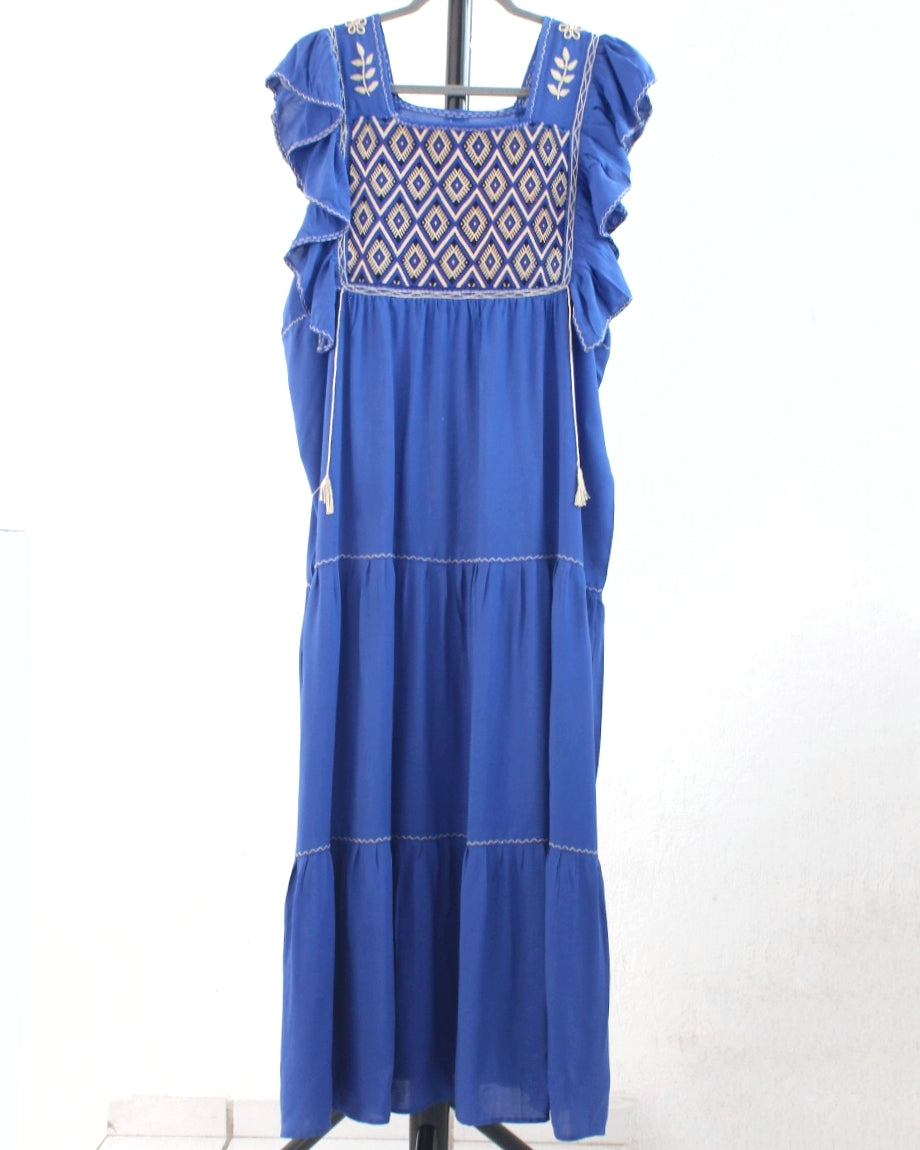 Vestido Josefina Azul Rey Unitalla
