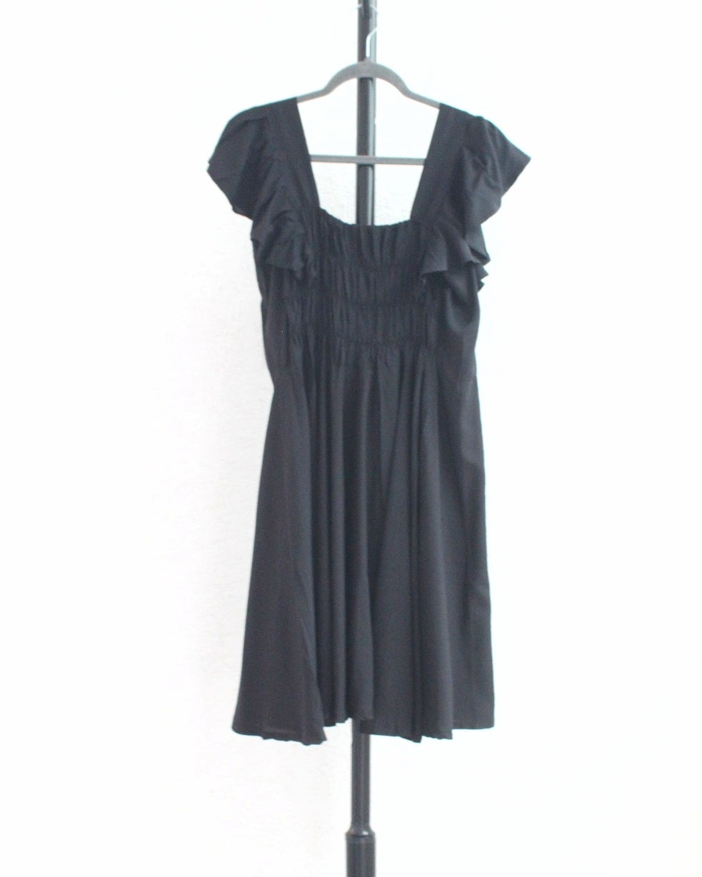 Vestido Anita Corto Nuditos Negro