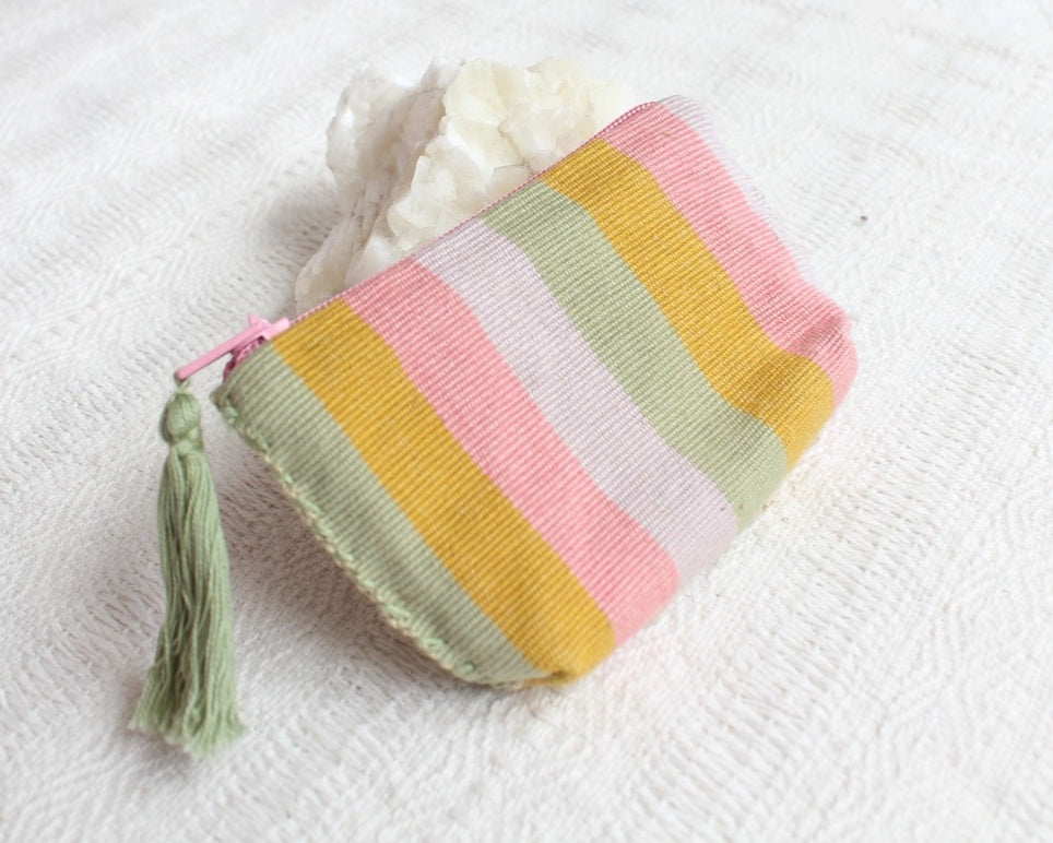 Mini Monedero Nuditos Rosa Amarillo Verde