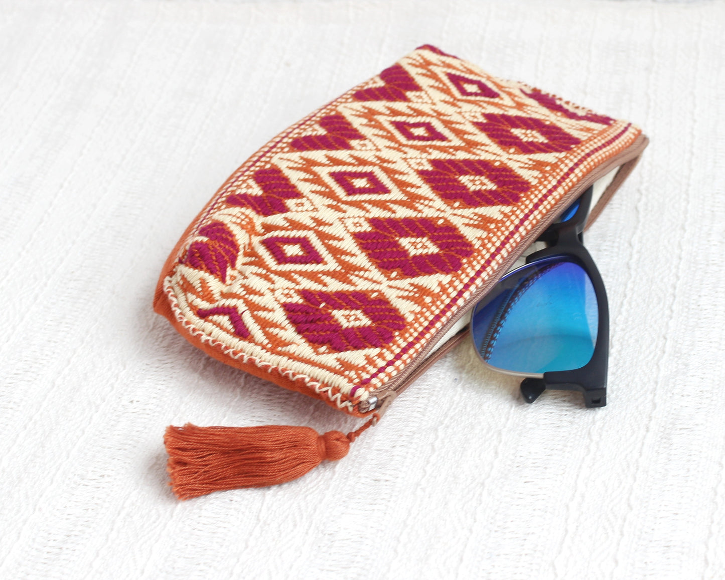 Neceser Estrellitas Crema Rojo Naranja