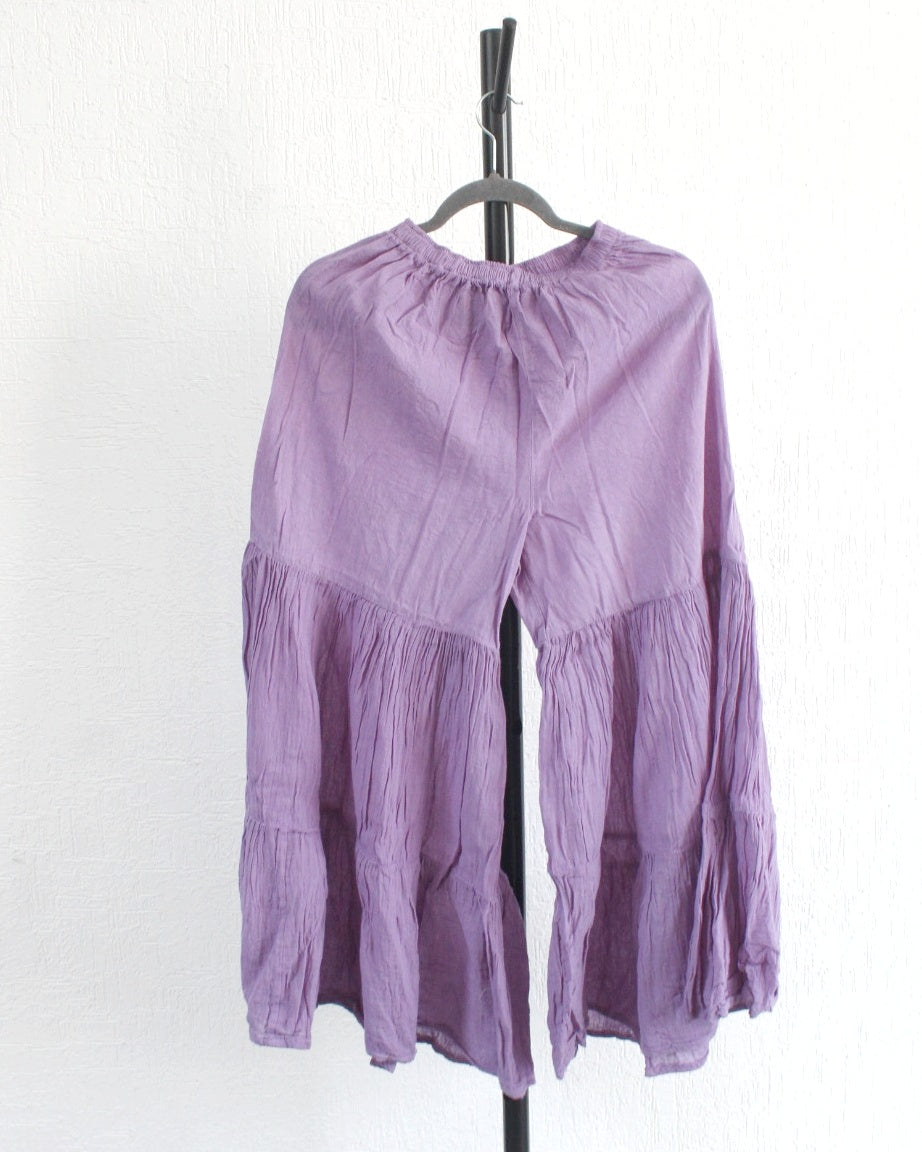 Pantalon Acampanado Lila