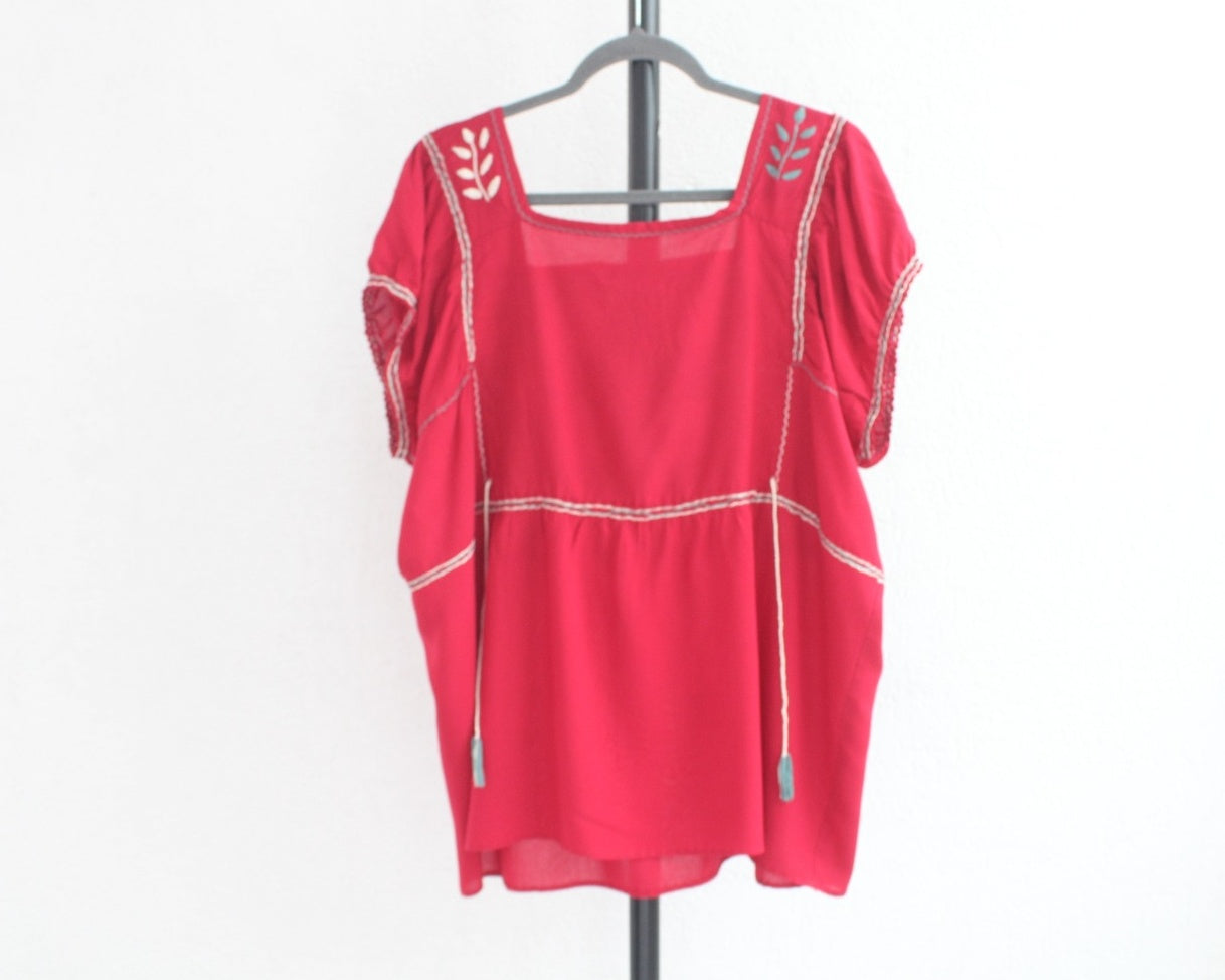 Blusa Maribel Rojo Colores L XL