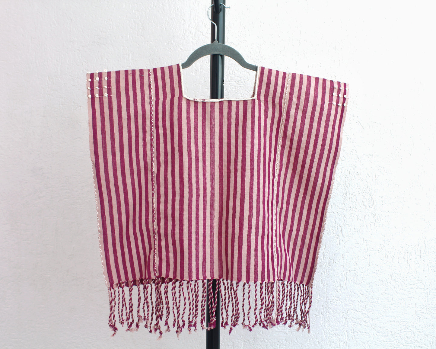 Top Nuditos Deshilado Rosa Vino